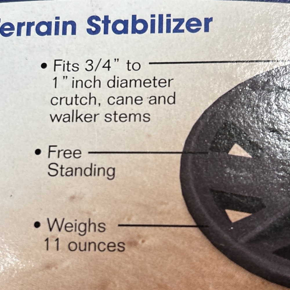 SandPad All Terrain Stabilizer Cane Tip (Single Pack)