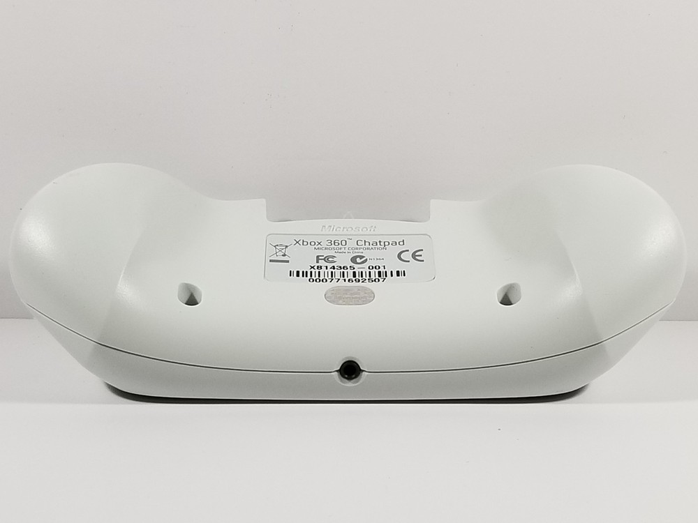 ¤ Official White Chat Pad Controller Keyboard Wired Microsoft Xbox 360 OEM Work*