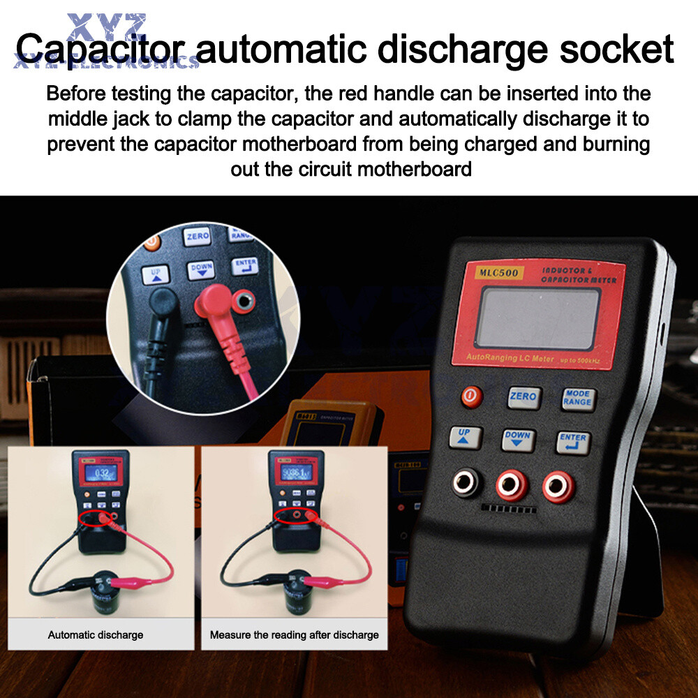 MLC500 Auto Range LCR Capacitance Inductance Meter Digital Capacitance Tester