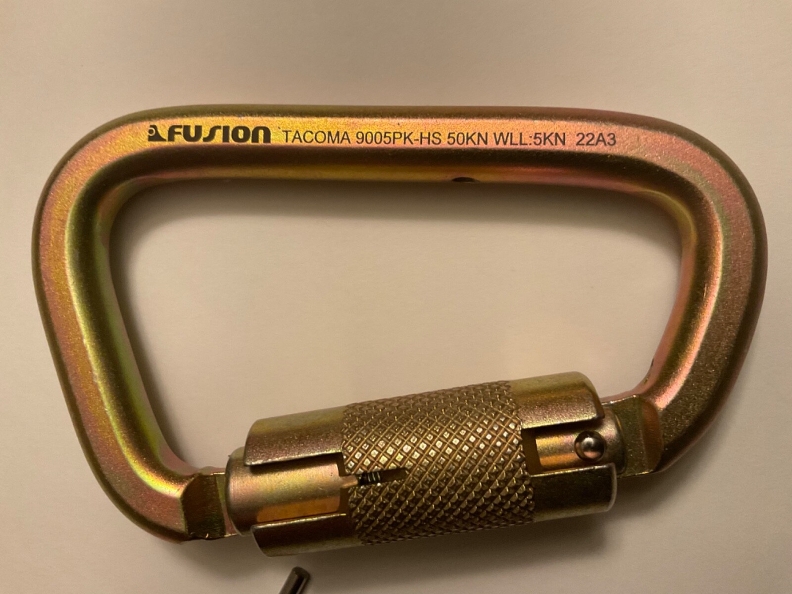 Fusion Tacoma Carabiner Extra Duty 50kn - 11,200Lbs HIGH STRENGTH