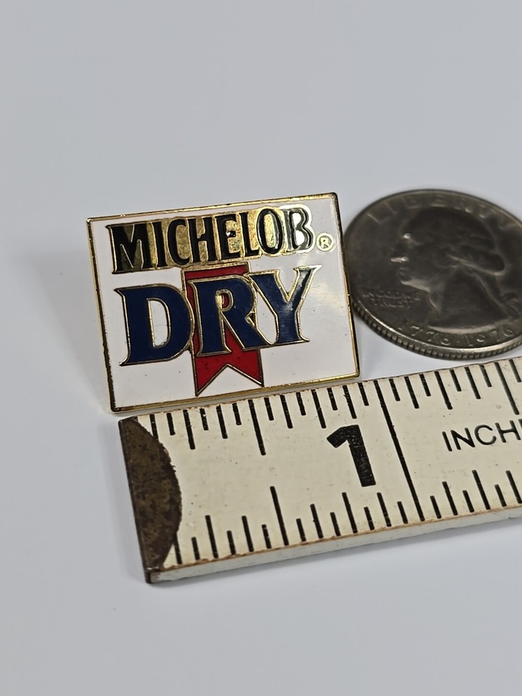 Michelob Dry Beer Lapel Pin Nice Enamel