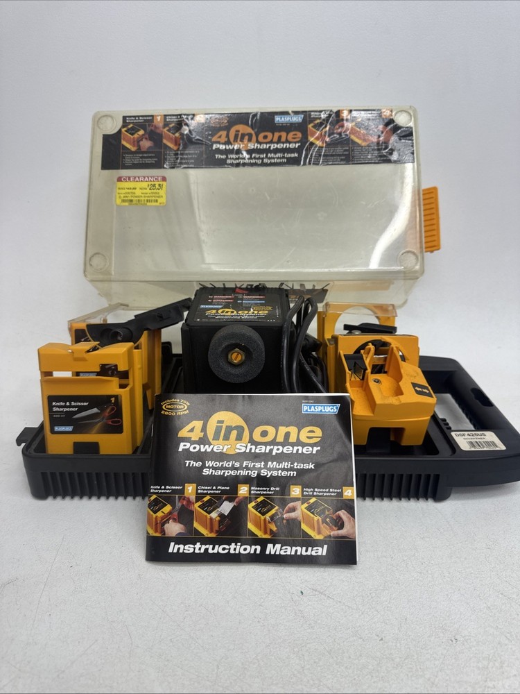Plasplugs 4 In One Power Sharpener Model DSF425US