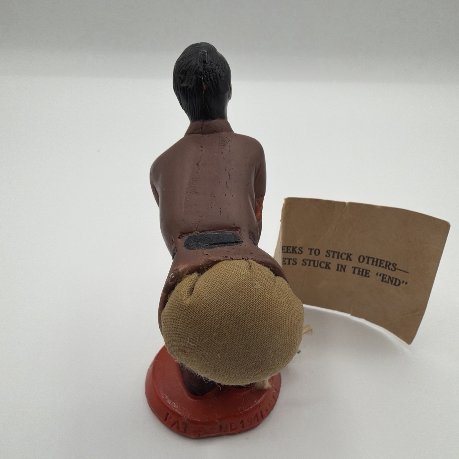 Rare 1941 "Hotzi Notzi" Adolf Hitler Pin Cushion + Original Label