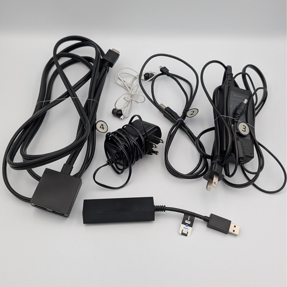 Sony PlayStation VR PSVR1 Bundle Aim Controller Move Camera PS4 Games Case Box