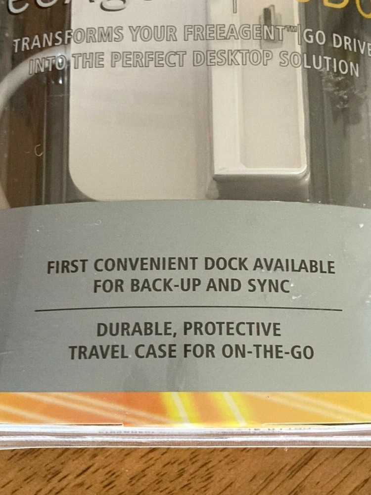Free Agent Go Dock by Seagate Technology NEW