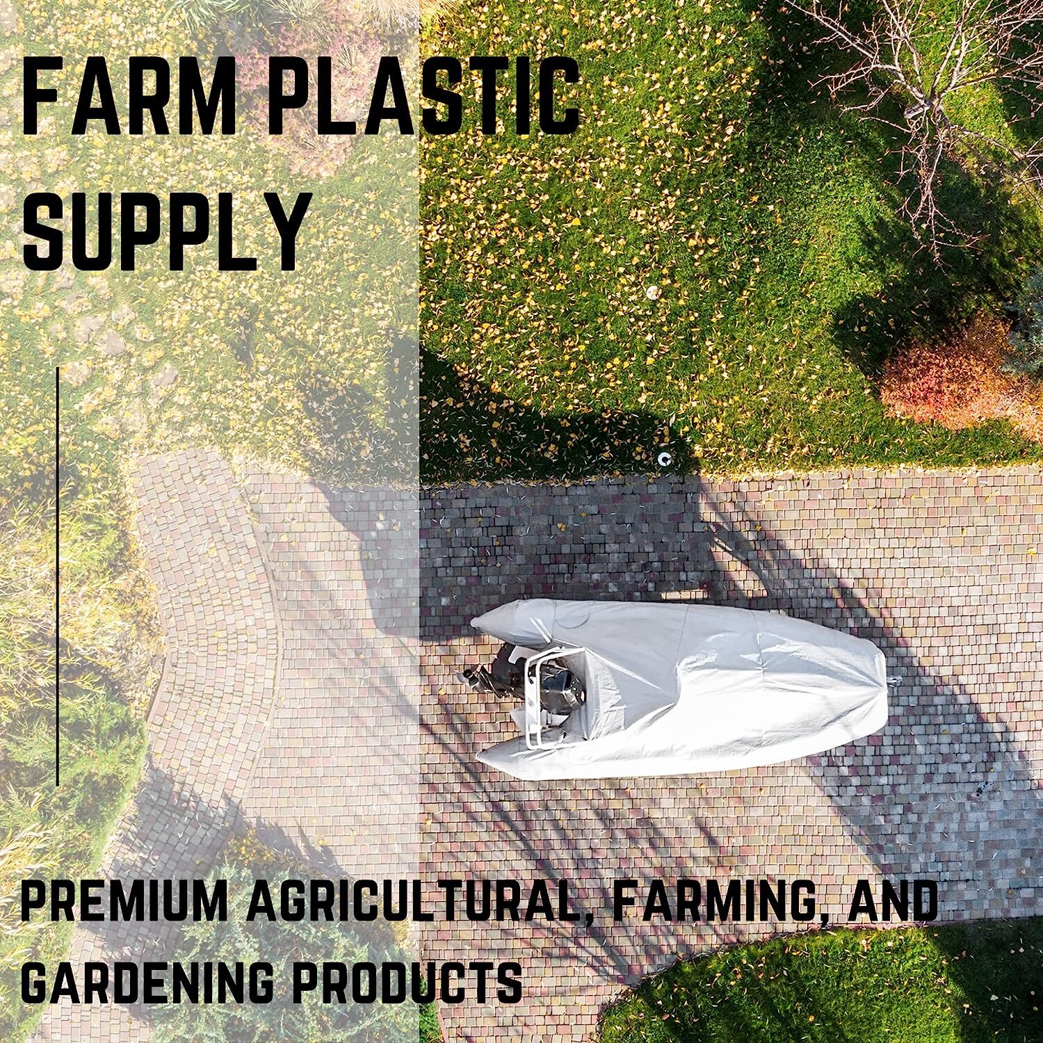 Polyethylene Plastic Shrink Wrap - 7 mil, Blue Shrink Film