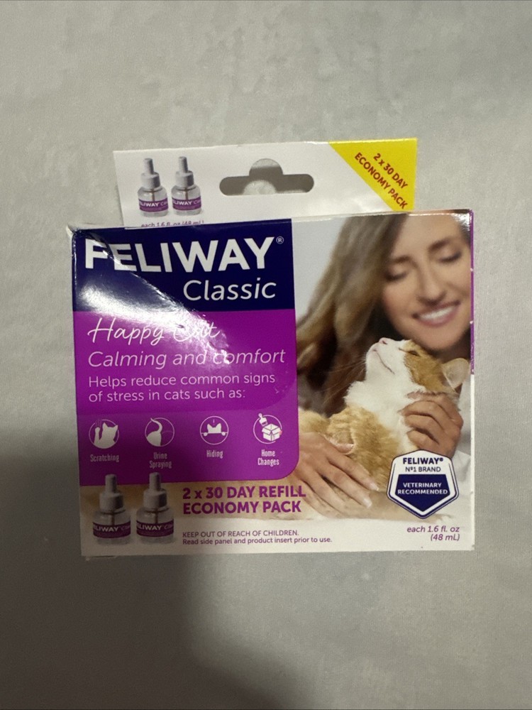 Feliway Classic Diffuser Refill 48 Ml Cat Constant Calming 2 Refills