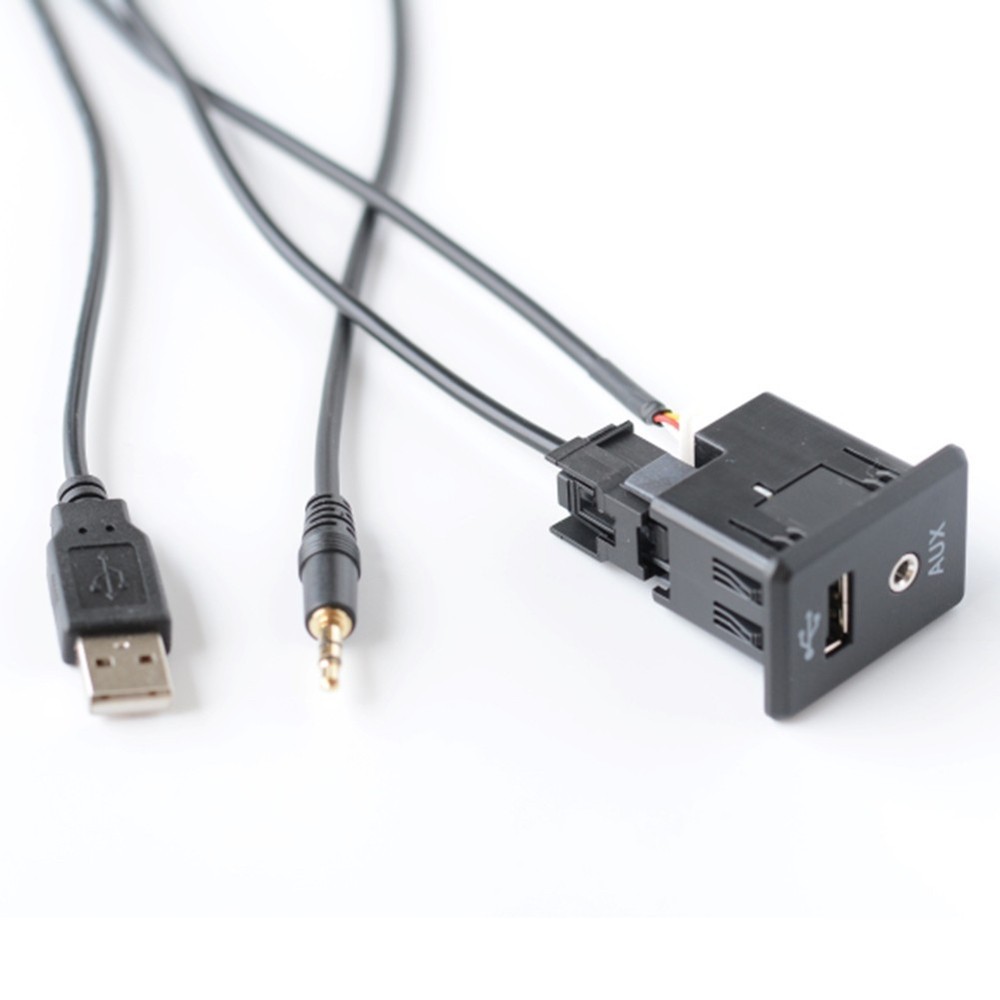 280234BA0B AUX Socket + USB Cable for Nissan Frontier Rogue and Altima Models