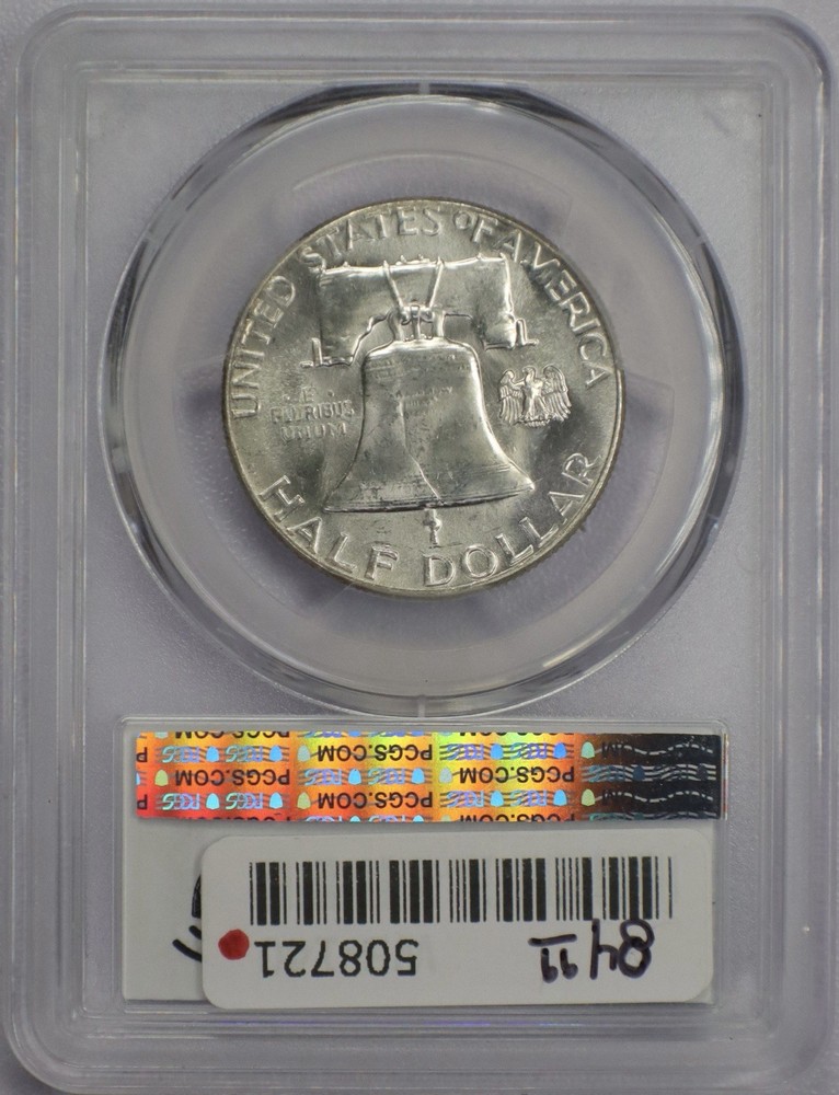1959 50c Franklin Half Dollar - PCGS MS 65