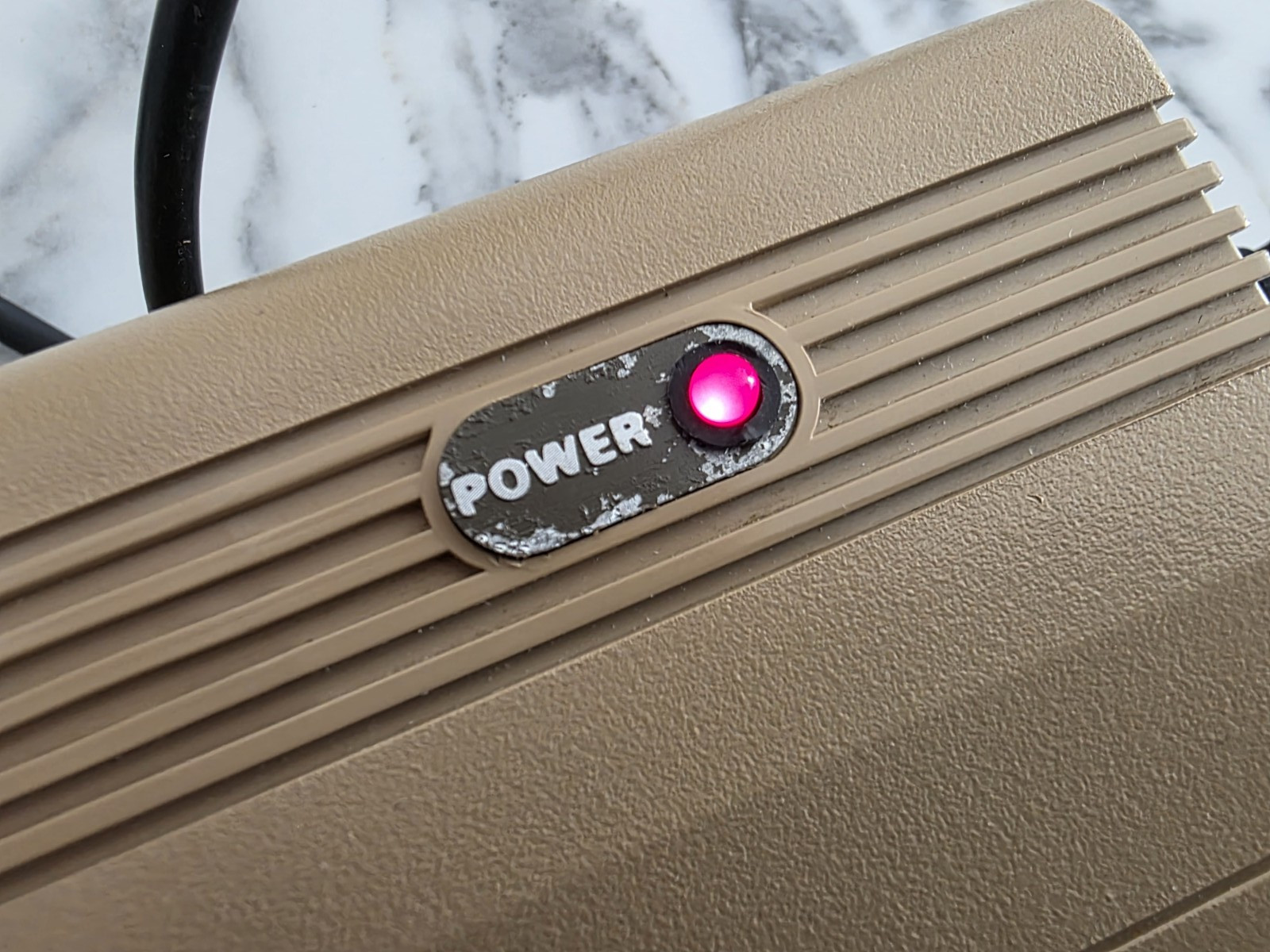 Commodore 64 Vintage Computer With Power Supply - Powers On *Please Read Desc.*