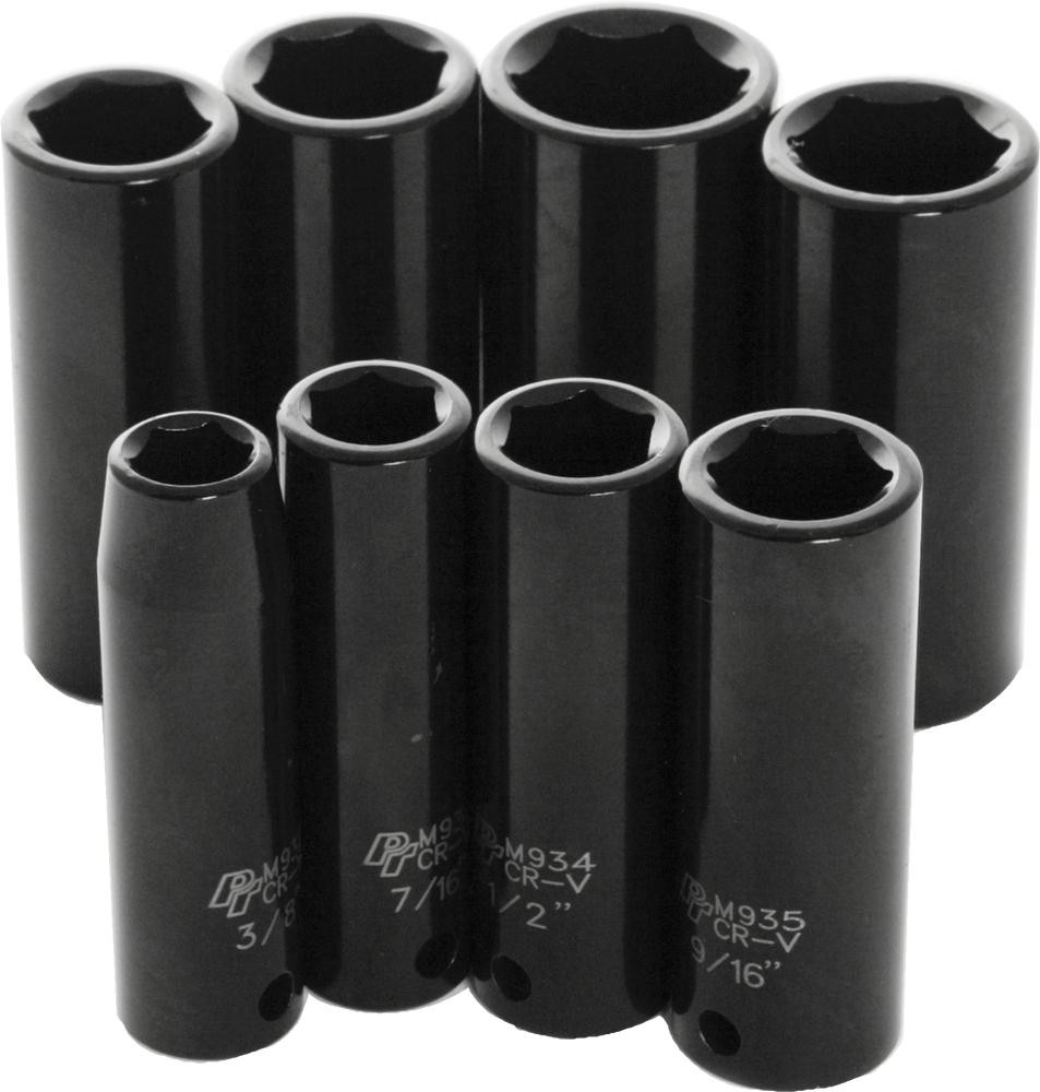 8 PC 3/8" SAE IMP SKT SET DEEP