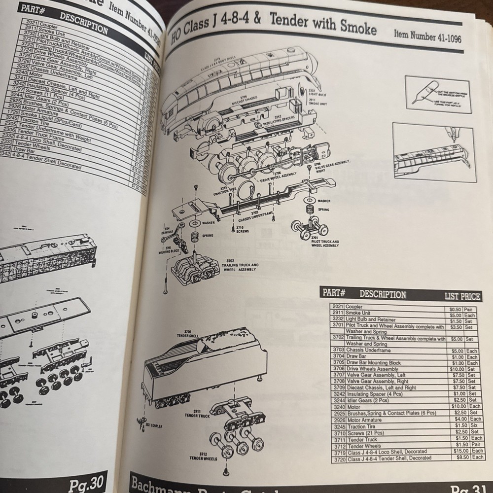 1990 Bachmann Parts Catalog