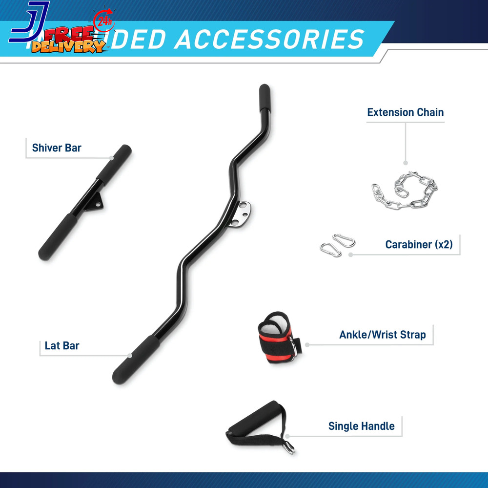 100 Lbs Stack Home Gym Dual-function Heavy-duty US ONLY