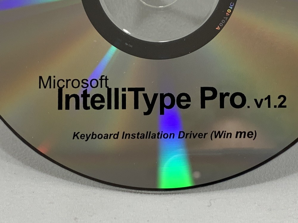 Microsoft Intellitype Pro v1.2 Keyboard Software CD for Windows ME