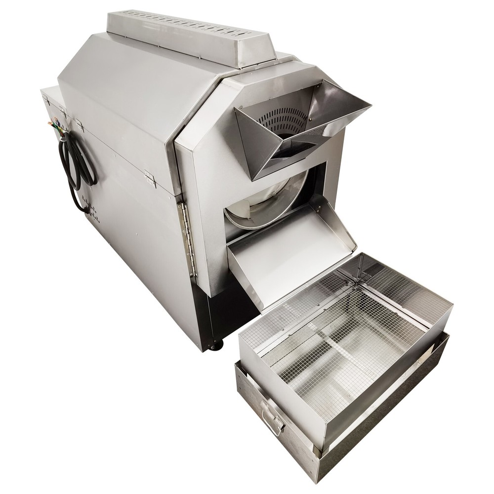 Coffee Bean Nut Dried Fruit Roaster Roller Roasting Machine Electric Heating