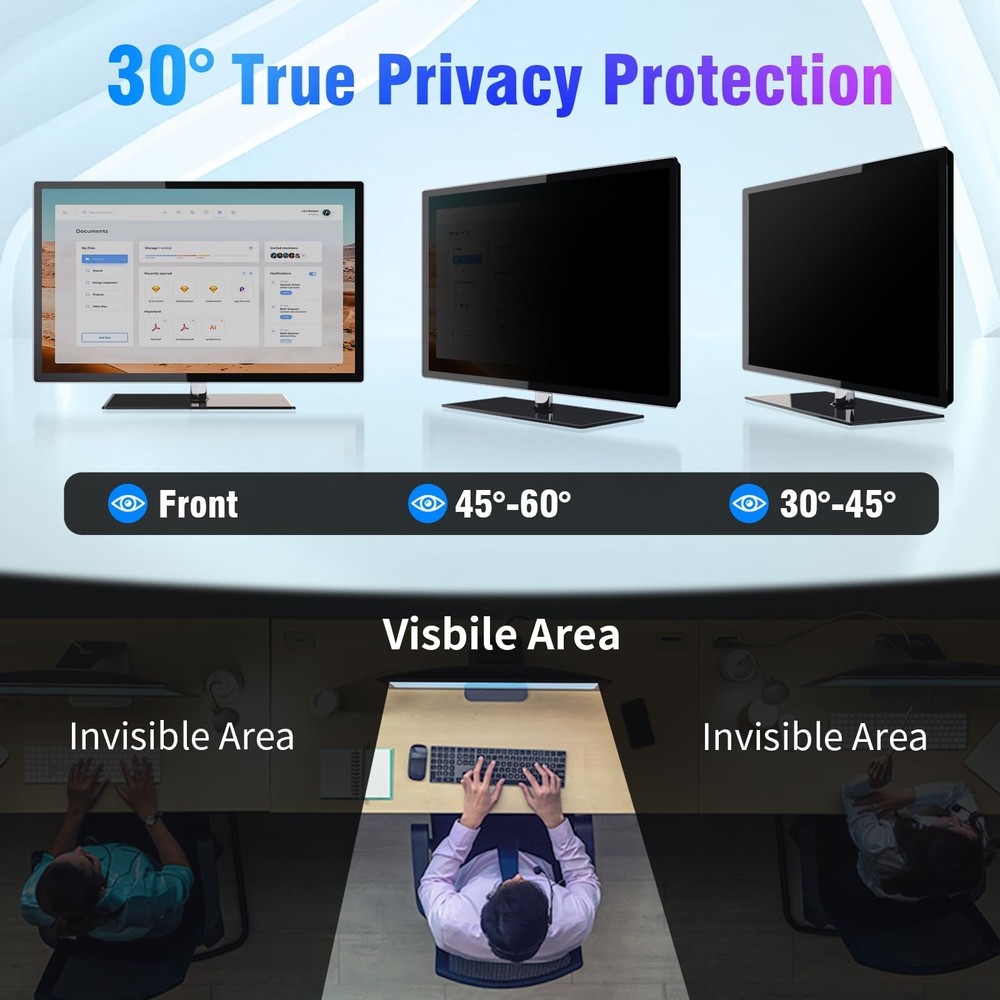 34 Inch Computer Privacy Screen Filter for 21:9 Aspect Ratio Widescreen Monit...