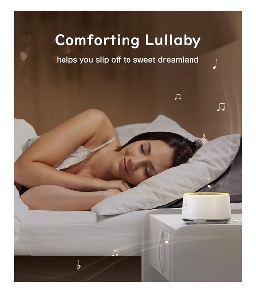 Dreamegg D1 White Noise Machine Night Light White
