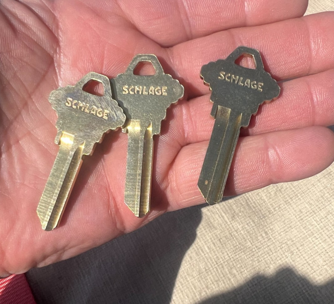 Schlage Key Blanks 35-120-C Lot of 8; No Postage Cost