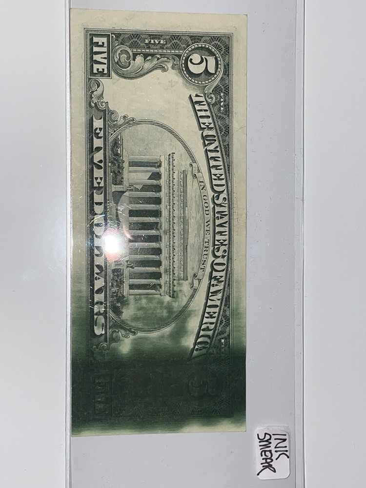 Bill Error - 1995 $5