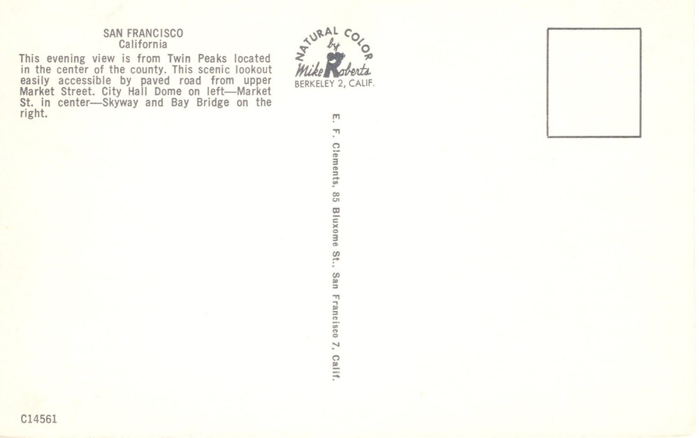 SAN FRANCISCO, CA - PC6705