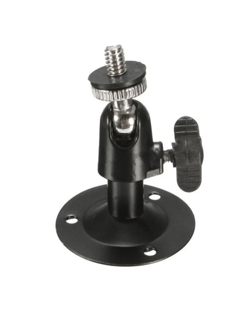 2x Black Wall Ceiling Metal Mount Bracket Stand Holder For CCTV Security Camera