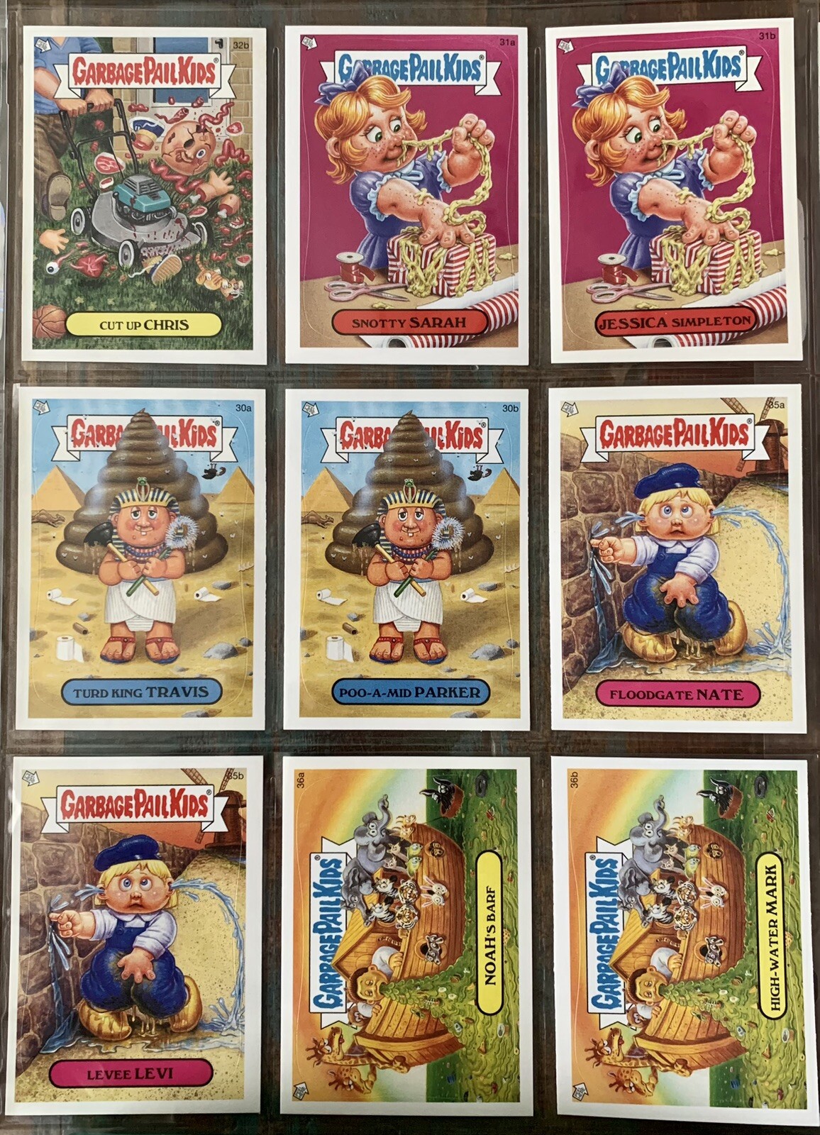 2005 TOPPS GARBAGE PAIL KIDS ANS4 ALL NEW SERIES 4 BASE 80 CARD SET WITH BINDER!
