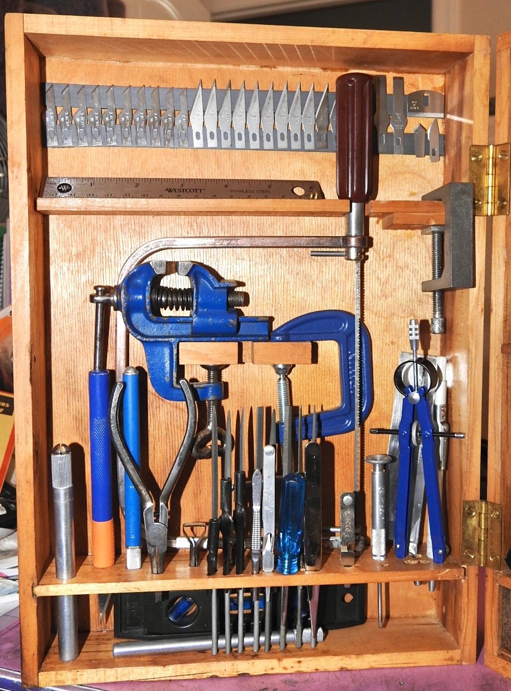 🇺🇸 RARE VINTAGE X-ACTO #88 HOBBY TOOL CABINET FROM 60's -UNIQUE GIFT!🇺🇸