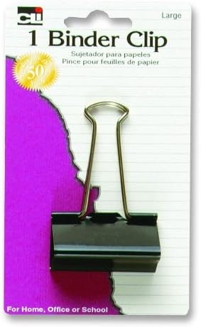 Binder Clips, Lar, Bla/Sier