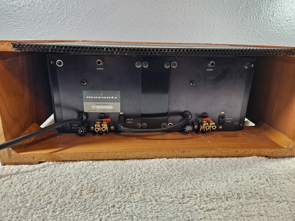 Marantz Model 15 Power Amplifier. Solid State. See it play!