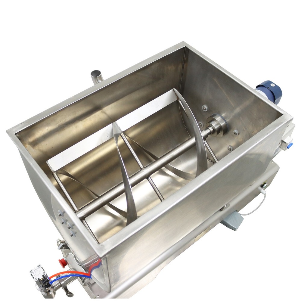 100-1000ML Paste Liquid Filling Machine with Mix And Heat Function 80L Hopper