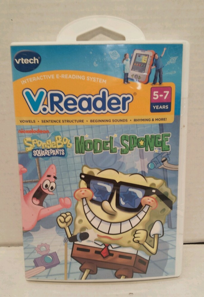 Factory Sealed Vtech V.Reader Sponge Bob Squarepants 2011