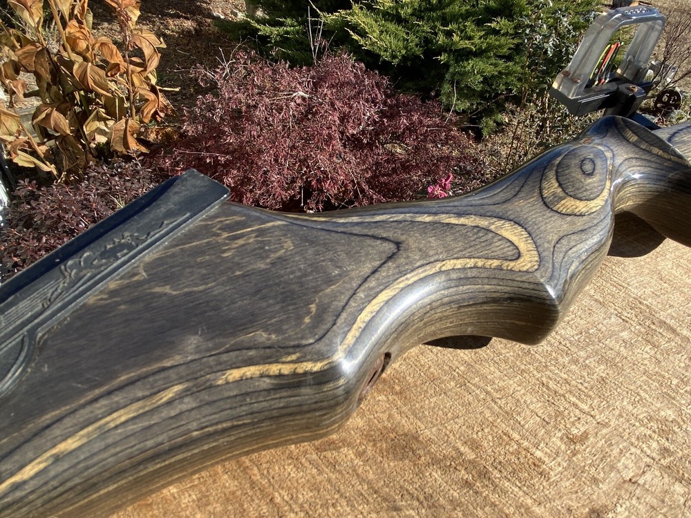Bear Alaskan Compound Bow Heavy Draw Weight Beautiful Laminated Riser