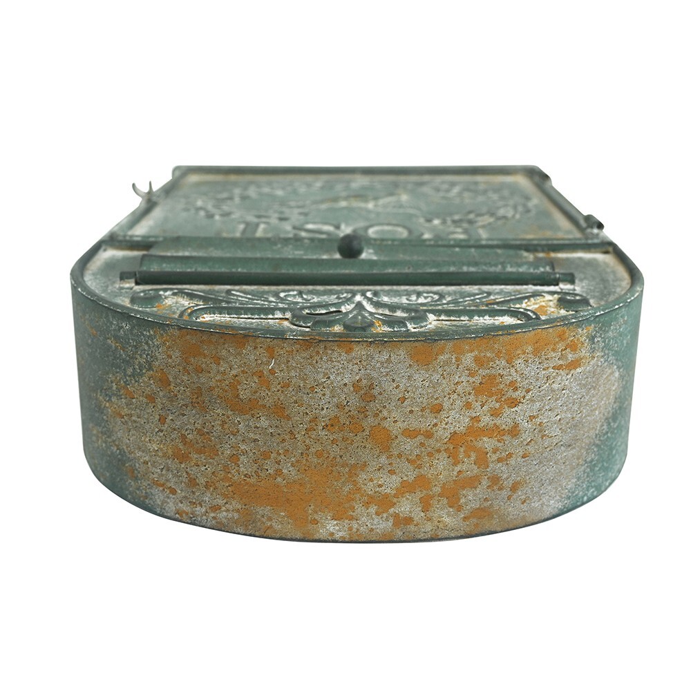 Green Mailboxes Wall Mount for Outside Vintage Style