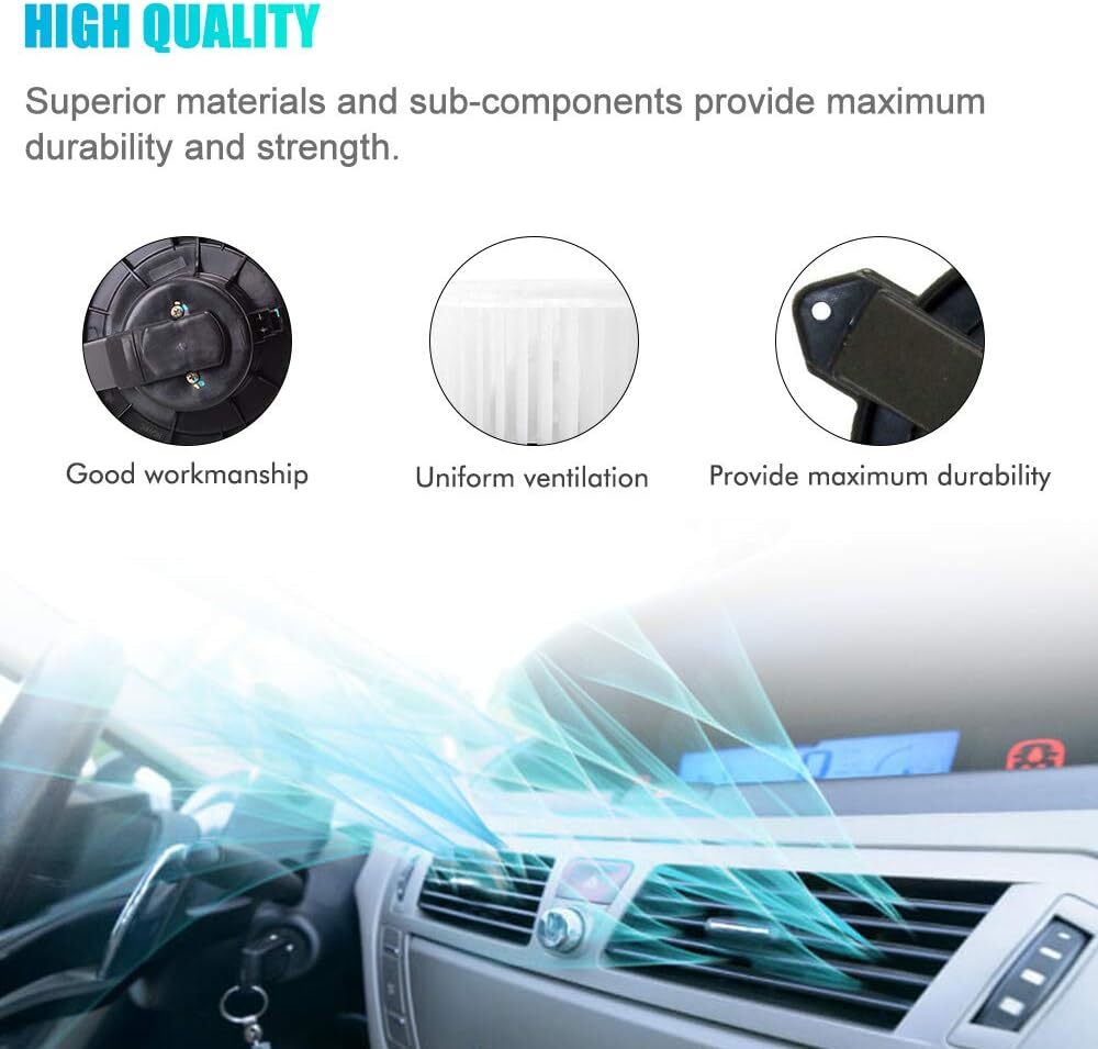 HVAC Heater Blower Motor & Resistor Kit For 2002-2008 Dodge Ram 1500 2500 3500