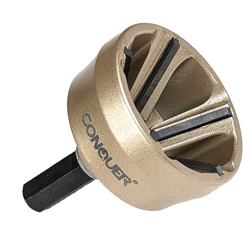 Premium Tungsten Deburring Tool, External Chamfer Bit, Quick Release Shank, Fits