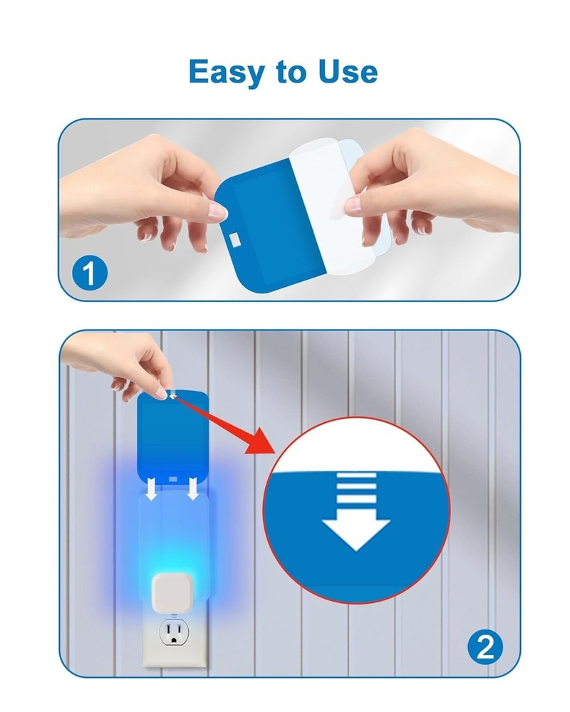 6 Pack Refill Cartridges Compatible with Raid Plug-in Blue Light, Refill Glue...
