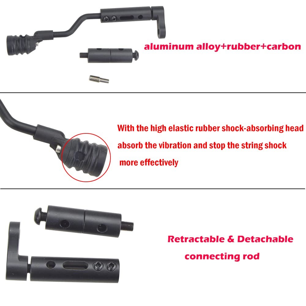 String Stop Bracket Decelerator Rod String Vibration Balance Bowstring Stop S...