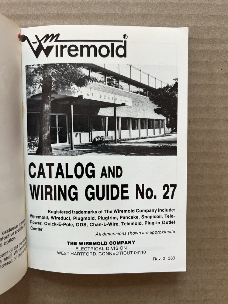 Wiremold Catalog & Wiring Guide Book No. 27
