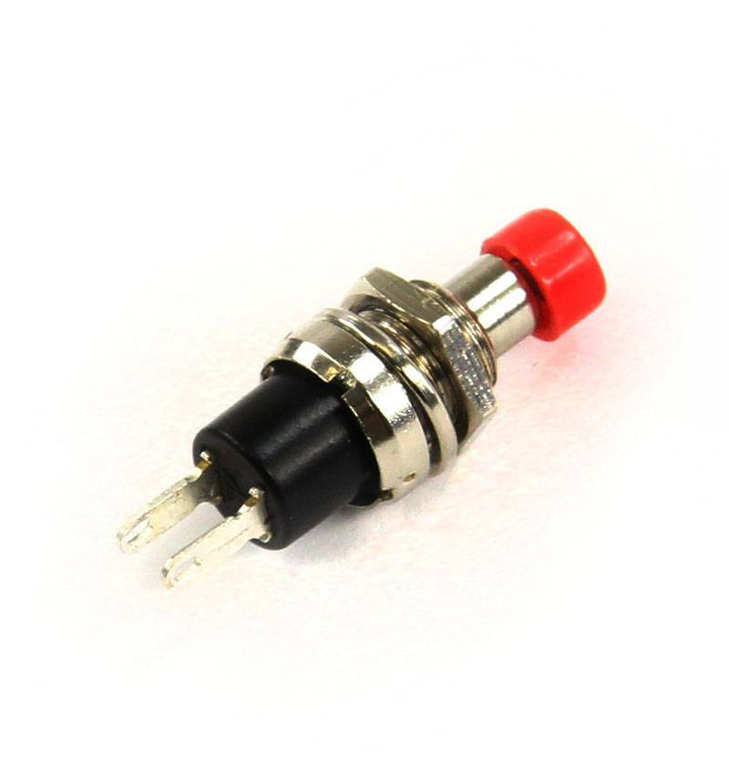 Nitrous Outlet Momentary Classic Micro Push Button Switch (Red)