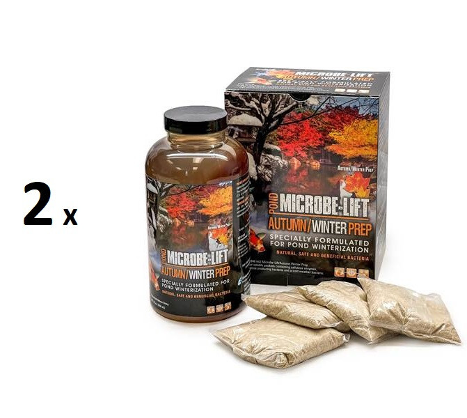 Microbe Lift  Autumn / Winter Prep 1 Quart Pond Winterizing Kit 2 Pack AUTPREP