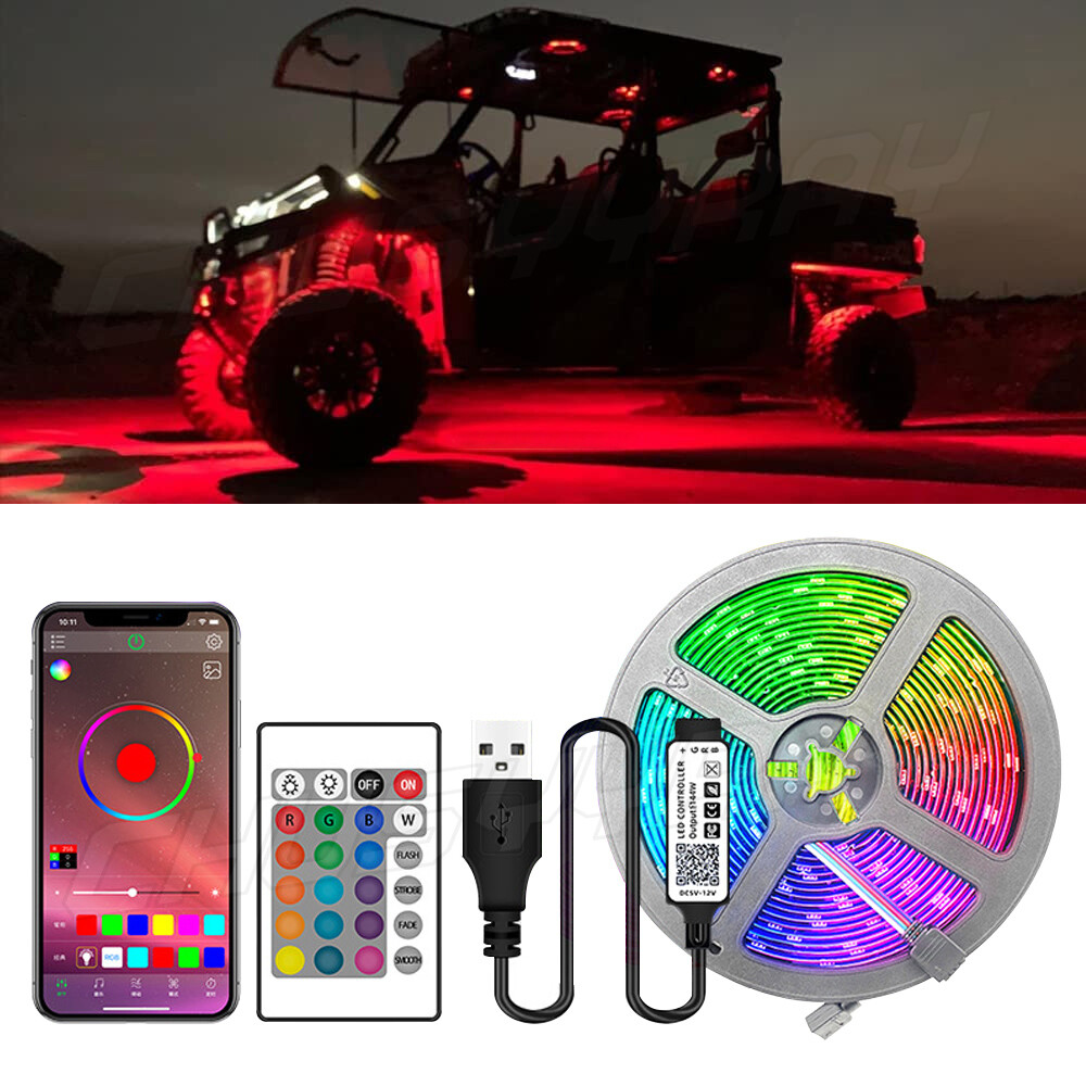 Bar Billiard Pool Table Bumper led RGB Colour Changing Lights Remote Controlled