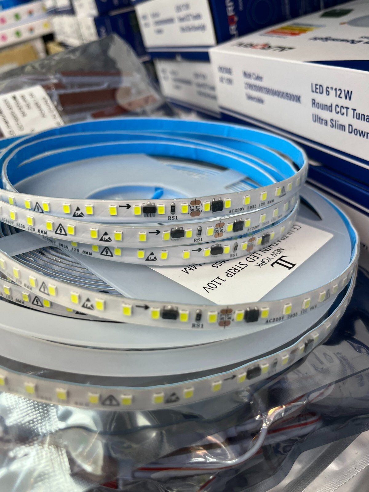 Super Brightness Ultrathin 110V LED Strip light.No Powersupply Needed!Easy Fix!