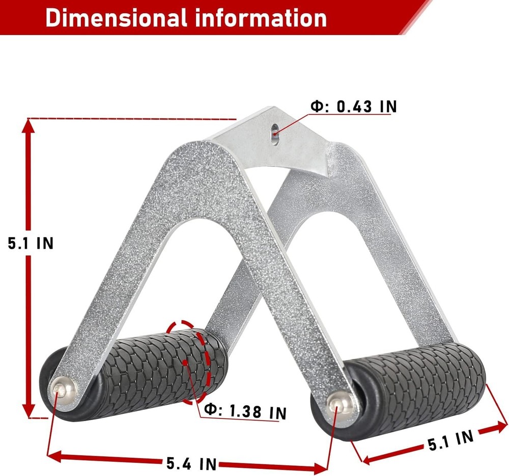 T-Bar Row Platform Post Insert Landmine Attachment – Landmine Row Handle for ...