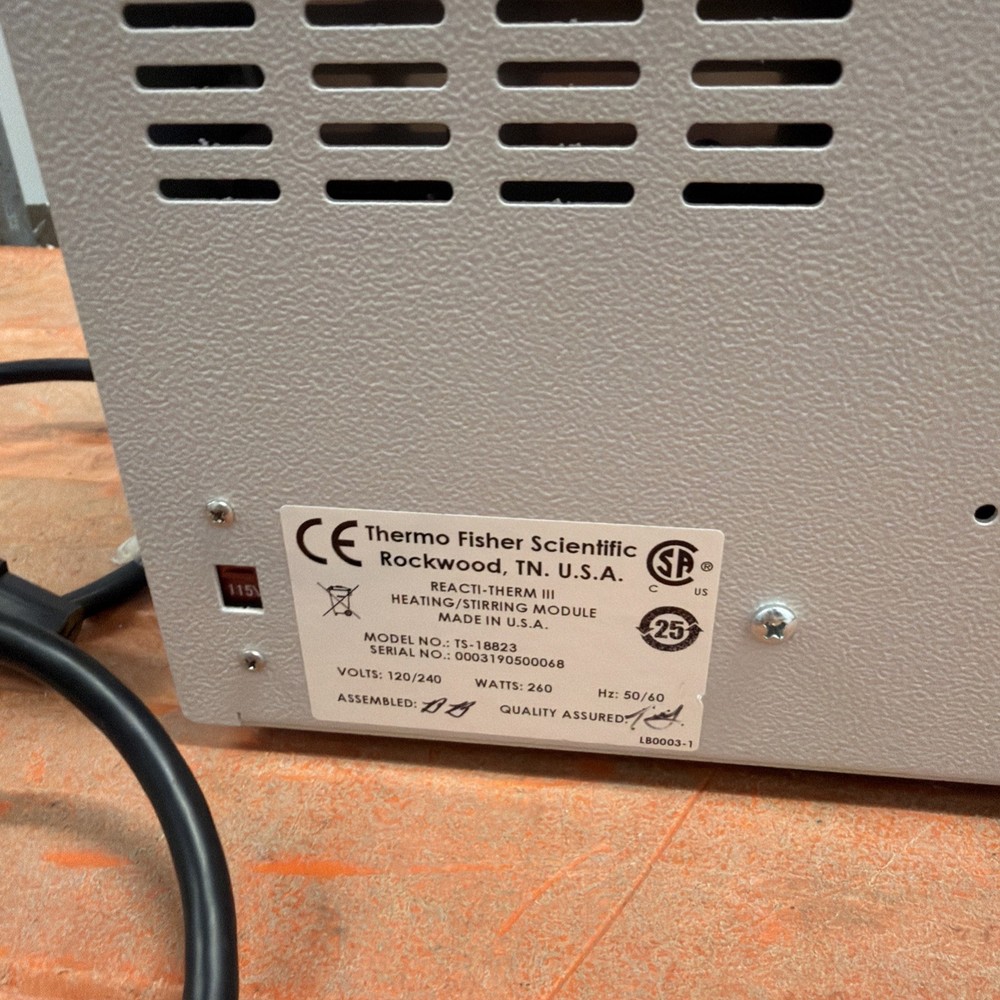 THERMO SCIENTIFIC REACTI-THERM III HEATING /STIRRING MODULE TS-18823