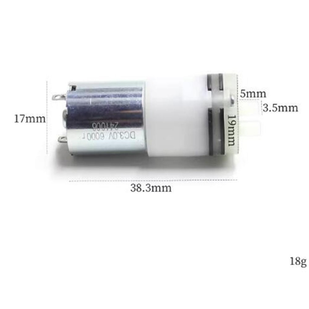 Mini Water Pump Diaphragm DC Motor Self Priming Replacement Accessory for Dosing