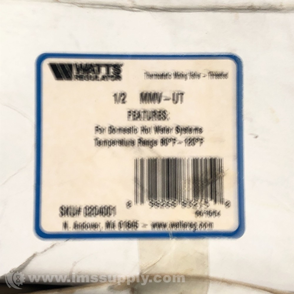 Watts Regulator 0204001 FNOB