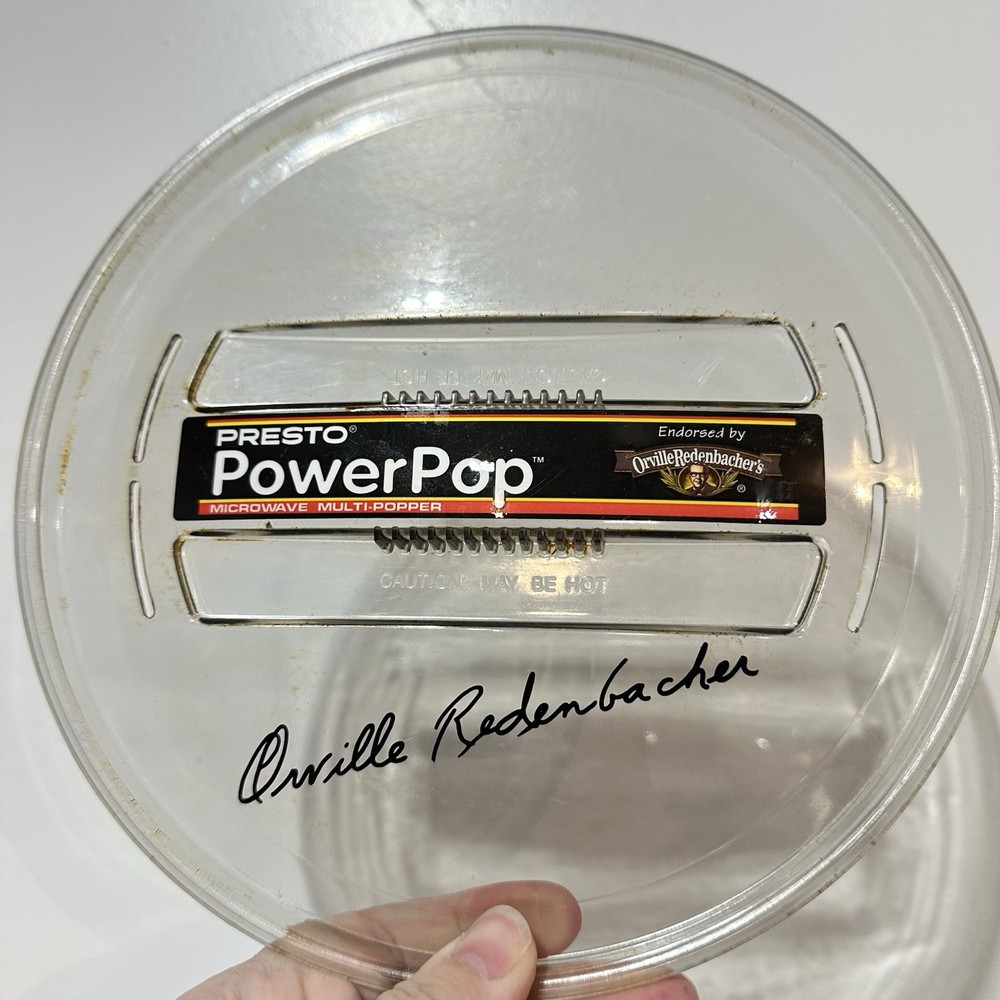 Presto PowerPop Microwave Multi-Popper Model # 04830 Popcorn *Replacement Lid*