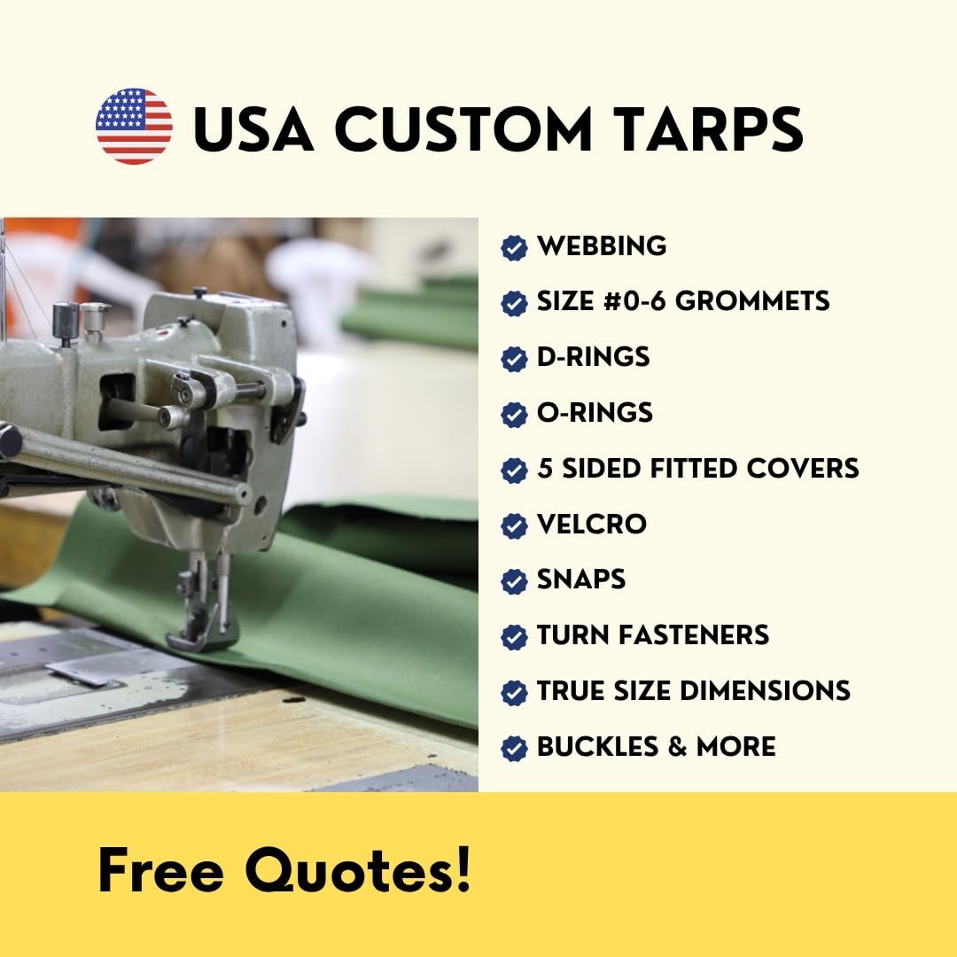 Tarp Supply Blue Poly Tarp With Grommets