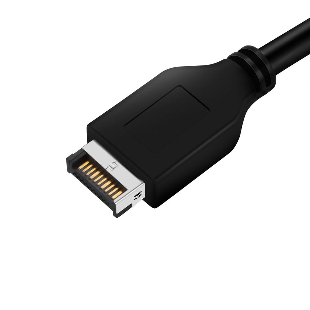 USB 3.1 Front Panel Header to USB 3.0 20Pin Header Extension Cable 20cm for A...