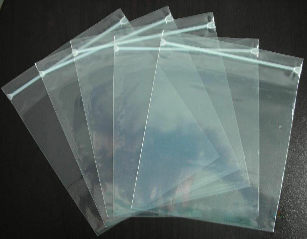 Clear Reclosable Zip Top Lock Poly Bags 4 Mil Plastic Seal Zipper Baggies Mini